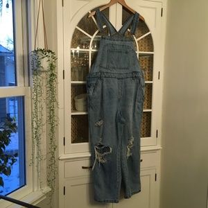 Wild Fable Distressed Overalls - Size XL